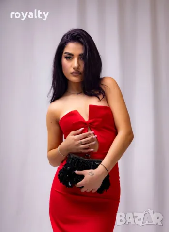 Елегантна дамска рокля , снимка 3 - Рокли - 49493535