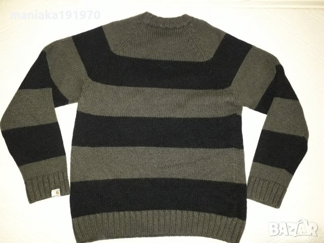 CARHARTT Men's 100% Shetland Wool (L) мъжки пуловер, снимка 2 - Пуловери - 31050936
