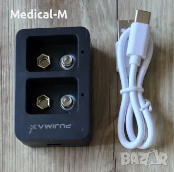 Зарядно за батерия 9в, снимка 2 - Друга електроника - 49544976