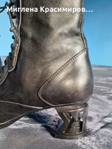 Елегантни боти KARL LAGERFELD, снимка 4 - Дамски боти - 48268818