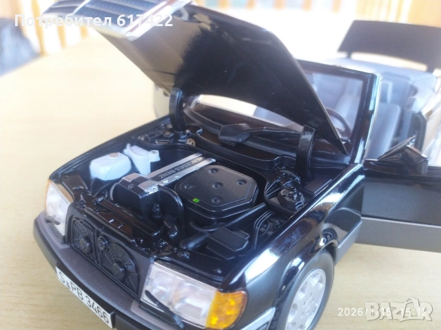 1:18 Метален модел на Mercedes  Benz  300 CE-24 Cabriolet W124 Norev, снимка 15 - Колекции - 53113690