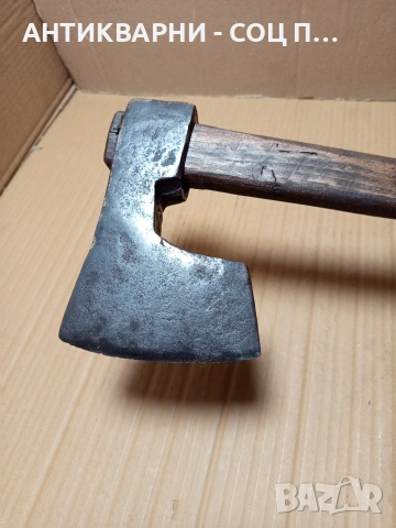 Соц Стара Ръчно Кована Масивна Брадва 1.700кг. НОМЕР 664., снимка 4 - Антикварни и старинни предмети - 53328897