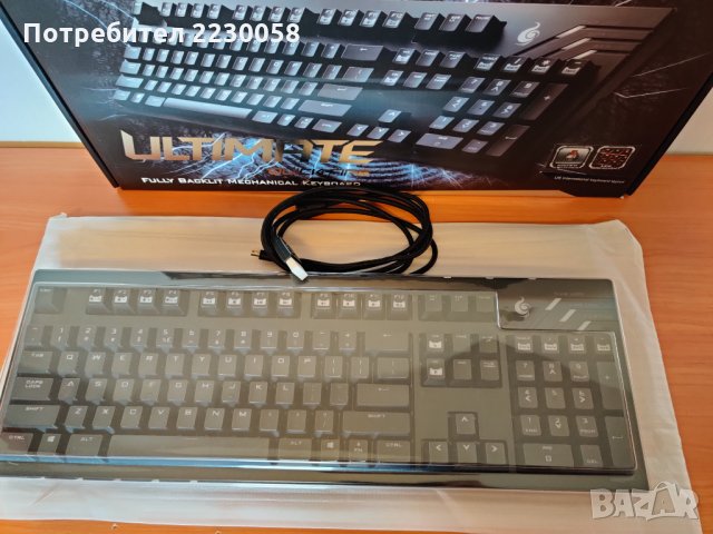 Геймърска механична клавиатура CM Storm QuickFire Ultimate – Cherry MX Brown суич, снимка 5 - Клавиатури и мишки - 35055079