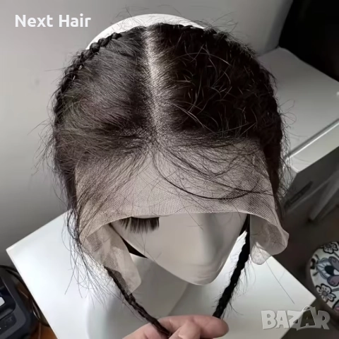 Черно тупе естествен косъм плитки