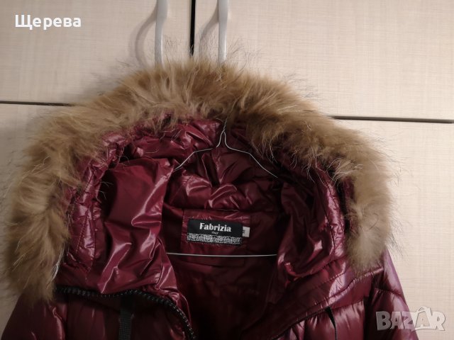 Дамско яке с качулка от естествен косъм, снимка 4 - Якета - 39508497