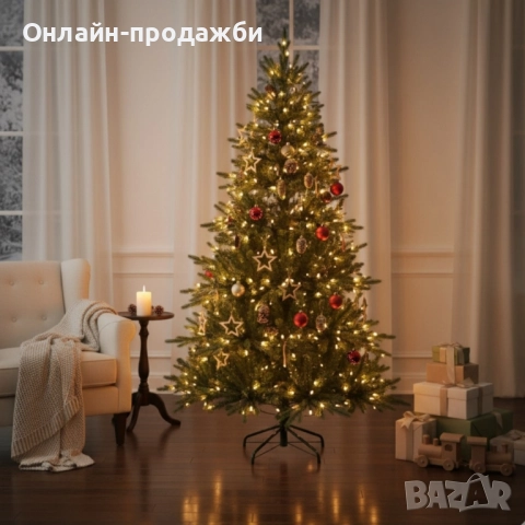 Красива коледна елха 