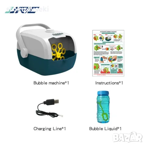 Машина за произвеждане на множество сапунени балончета , снимка 1