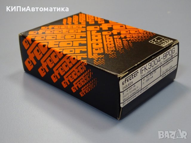 Индуктивен сензор Effector IFK 3004-BPOG inductive proximity sensor, снимка 6 - Резервни части за машини - 38280961