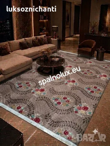 Противоплъзгащи килими с леко косъмче , снимка 3 - Килими - 56219611
