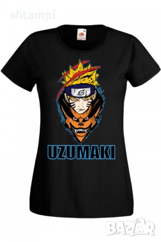 Дамска тениска Naruto Uzumaki 01,Анимация,игра,Празник,Повод., снимка 2 - Тениски - 38060981