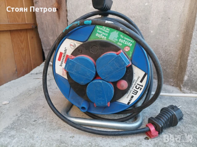 Макара кабел удължител Brennenstul 15 метра немска, снимка 1