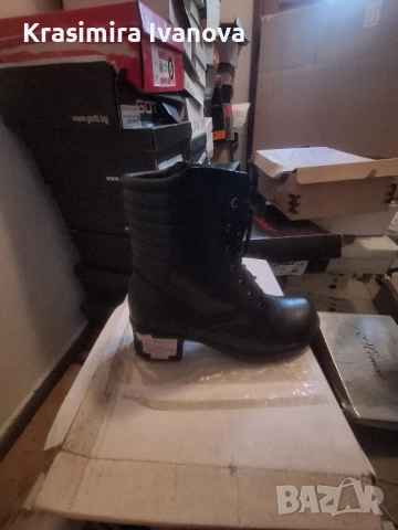 нови боти Габина Варна естествена кожа и велур , снимка 6 - Дамски боти - 52506617