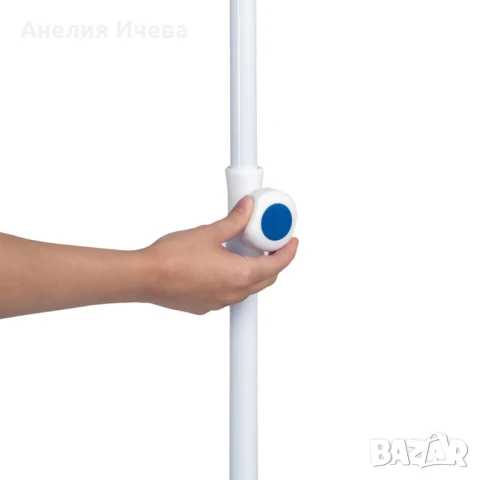 Плажен чадър с метална основа и чупещо се рамо Muhler, снимка 4 - Градински мебели, декорация  - 50589676