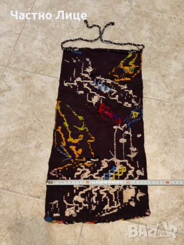 Оригинална Старинна Вълнена Влашка Престилка от Началото на 20 век, снимка 2 - Антикварни и старинни предмети - 42421407