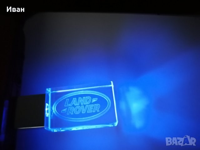 Светеща УСБ USB flash флаш памет стъкло с емблема на марка кола автомобил джип мотор + Подарък, снимка 17 - Аксесоари и консумативи - 30592696