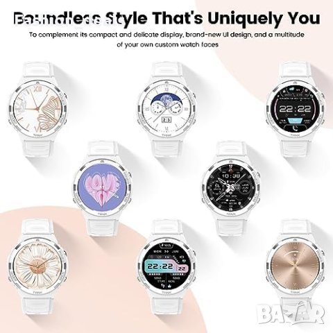 Нов KOSPET Умен Часовник  Жени AMOLED, 70 Спортни Режима Подарък, снимка 3 - Смарт гривни - 42697107