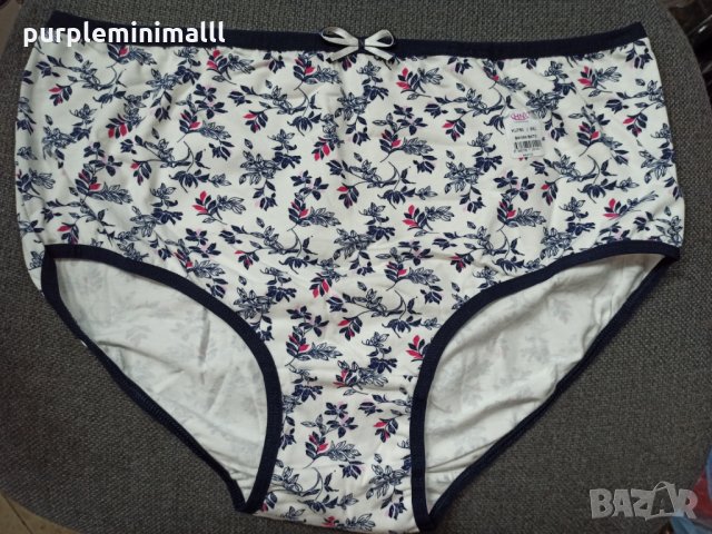 Бикини памучни памук и ликра голям размер 3XL , 4XL, 5XL