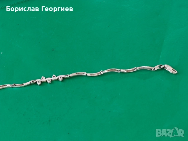 Сребърна гривна 925, снимка 5 - Гривни - 51820280