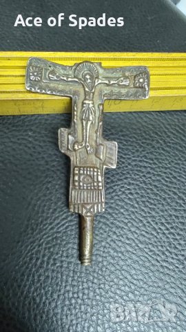 1872г  Стар Бронзов Кръст , снимка 9 - Антикварни и старинни предмети - 40241921