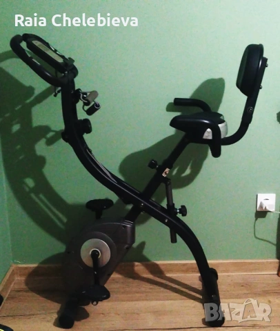 Велоергометър – удобен, компактен, почти не използван, снимка 2 - Фитнес уреди - 54304002