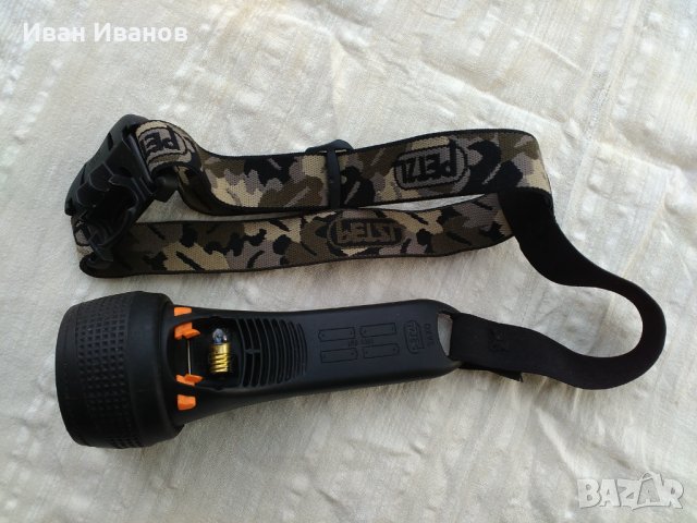 Начелен прожекор PETZL SAXO, снимка 1 - Къмпинг осветление - 31577985