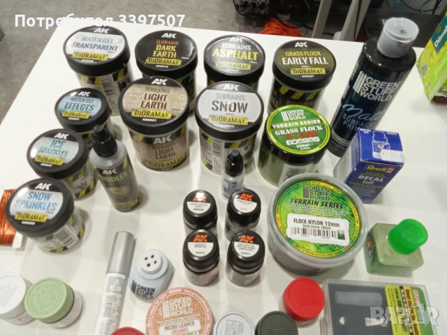 Материали за диорами, макети и стендов моделизъм, снимка 3 - Други - 52653827