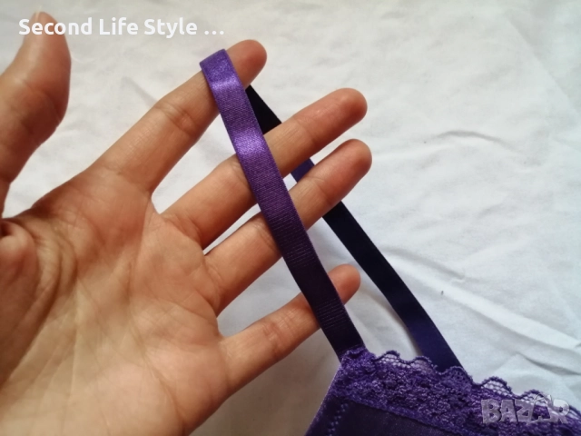 75А лилав сутиен H&M, снимка 4 - Бельо - 52922527