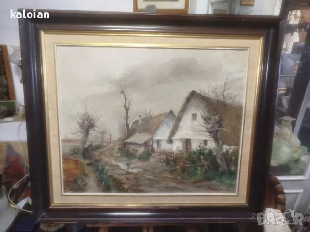 Голямо разнообразие от големи маслени картини. Испански и италиански автори. Цени от 100 до 200е. Пъ, снимка 11 - Картини - 56075593