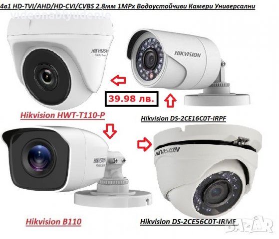 Hikvision DS-7104HGHI-F1-S 1080P HD-TVI,HD-CVI/AHD 4 Канален DVR с Аудио и Видеосигнал по Един Кабел, снимка 12 - Комплекти за видеонаблюдение - 24284198