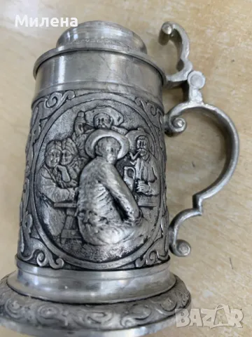 Vintage. 3 броя немски чаши от 95% калай., снимка 1