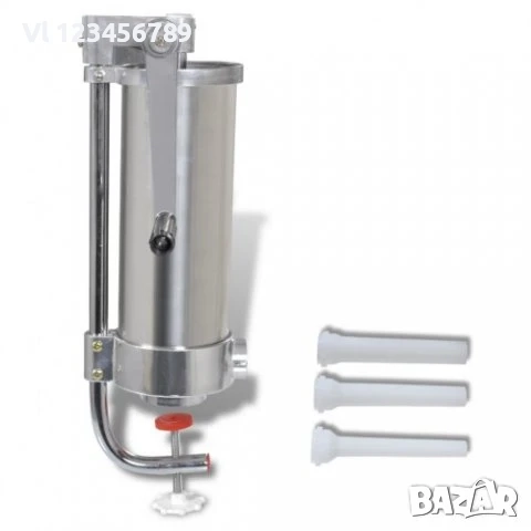 Професионална Вертикална пълначка за месо, кайма, наденици, луканки, снимка 2 - Месомелачки - 52658044