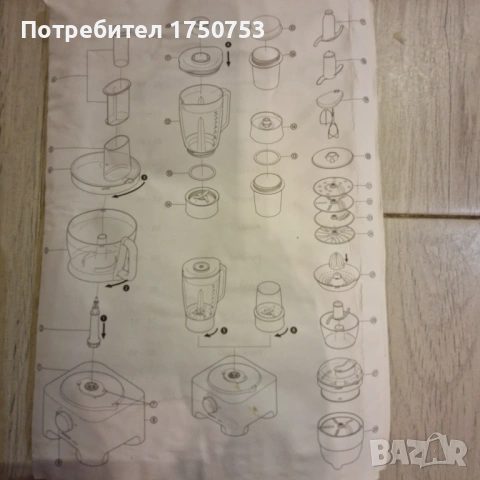 Кухненски робот KENWOOD Multipro, снимка 16 - Кухненски роботи - 53036456