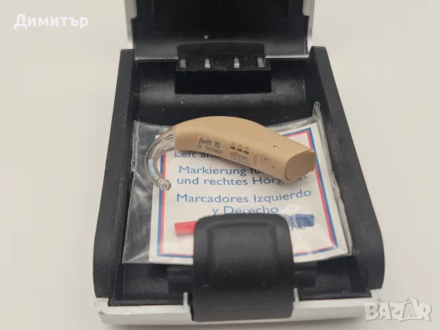 Слухов апарат Oticon Switf 70 hearing aid widex phonak starkey за лека до средна загуба на слуха