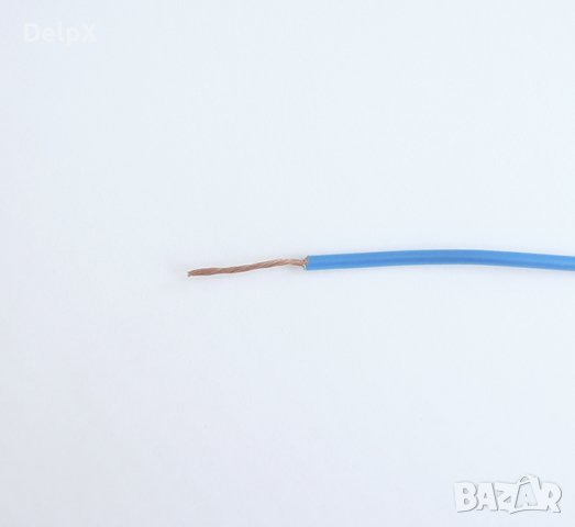 Проводник едножилен син ПВ А2 1x1mm2, снимка 1