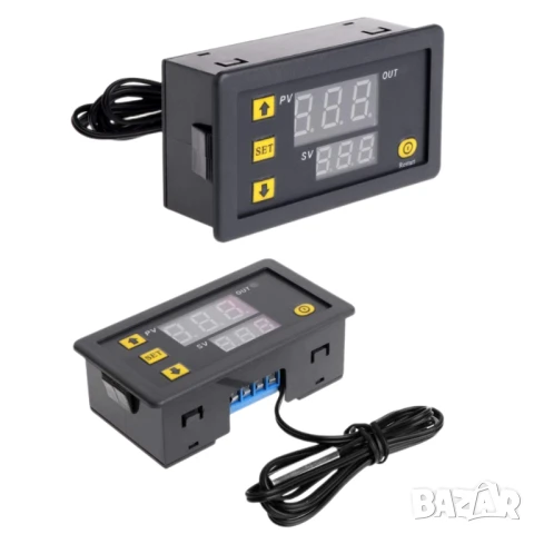 Цифров термостат за контрол на температурата с LED дисплей и инструмент за контрол на топлина/охлажд, снимка 4 - Друга електроника - 51234453