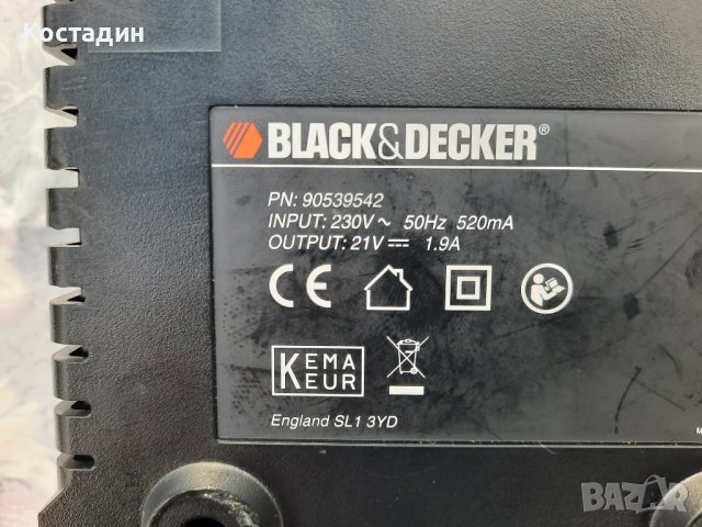 Зарядно за литиево йонни батерии  Black decker , снимка 5 - Други инструменти - 42759520