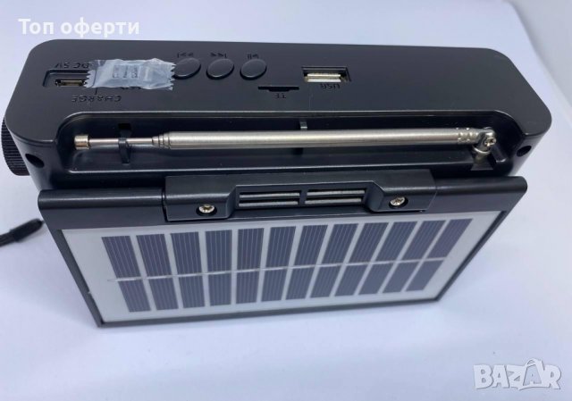 Соларно Bluetooth Радио С USB И Фенер, снимка 4 - Радиокасетофони, транзистори - 40204428