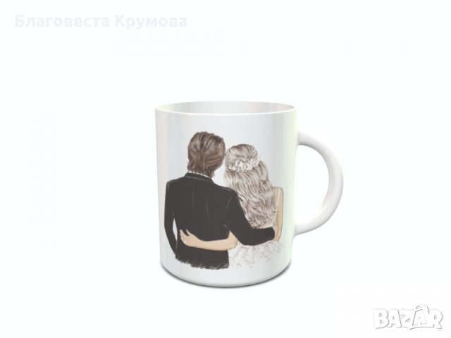 Чаша сватба, снимка 2 - Чаши - 33758697