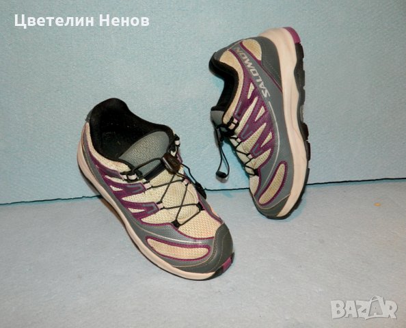 детски туристически обувки  Salomon номер 35 , снимка 6 - Детски маратонки - 30591814