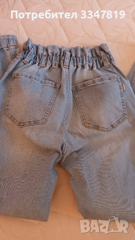 Дънки за момиче, снимка 7 - Детски панталони и дънки - 42545714