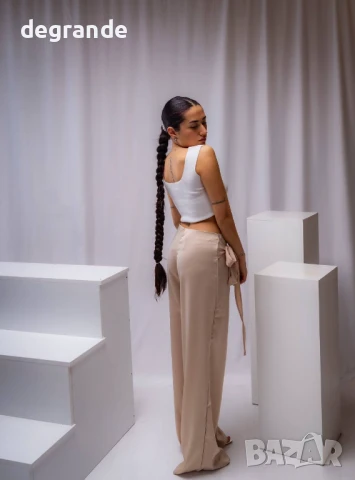 Кафяв дамски Панталон, снимка 2 - Панталони - 50905430