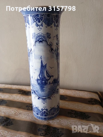Порцеланова ваза блу делф