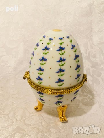 порцеланово яйце кутийка, снимка 5 - Декорация за дома - 44279732