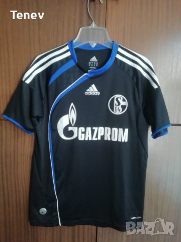 Schalke 04 Adidas 2009/2010 оригинална тениска фланелка Шалке 04 екип за гостуване 
