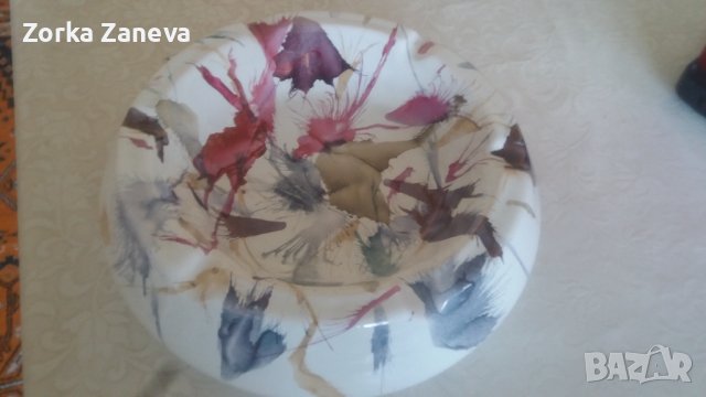 Пепелник-диаметър 25 см,немска керамика., снимка 3 - Други - 40377155