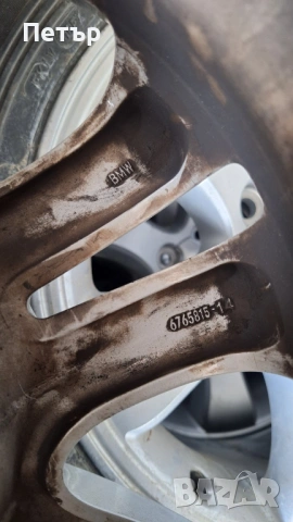 ОРИГИНАЛНИ АЛУМИНИЕВИ ДЖАНТИ ЗА БМВ  - E90 E91 E92 СПОРТ ПАКЕТ СТИЛ 161 -5Х120Х72.4-17 цола, снимка 9 - Гуми и джанти - 53986379