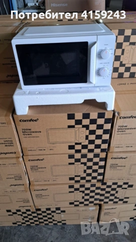 Компактна микровълнова фурна Comfee - 20 литра, 700W и 5 нива на мощност, снимка 6 - Микровълнови - 53274402