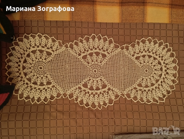 Ковьори "Българска бродерия", - Плетива на 1 кука, - Родопски терлици, от стари времена, снимка 14 - Антикварни и старинни предмети - 50036179