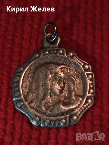 СТАРИННА СРЕБЪРНА КАТОЛИЧЕСКА ИКОНКА МАЙСТОРСКА ИЗРАБОТКА РЕЛИГИОЗЕН МЕДАЛЬОН 24660, снимка 2 - Антикварни и старинни предмети - 39376125