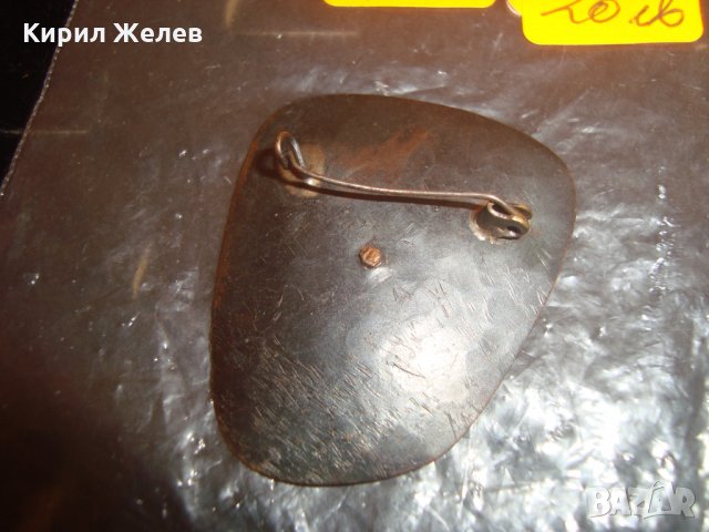 МЕДНА СТАРА БРОШКА с ЕЛЕН МАЙСТОРСКА ИЗРАБОТКА 1394, снимка 3 - Други - 30395545